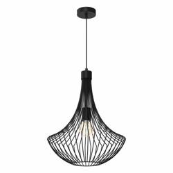 Lampa wisząca CESTA BLACK 1xE27