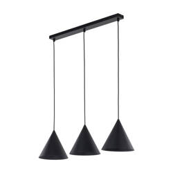 Lampa wisząca CONO Black 3xE27 S listwa