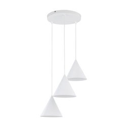 Lampa wisząca CONO White 3xE27 koło