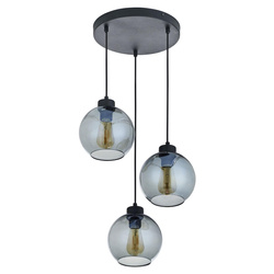 Lampa wisząca CUBUS GRAPHITE 3xE27 koło