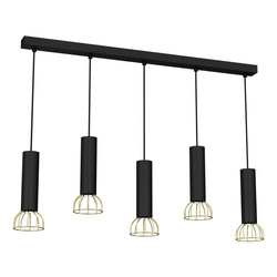 Lampa wisząca DANTE Black/Gold 5xGU10