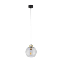 Lampa wisząca DEVI Transparent 1xE27 180