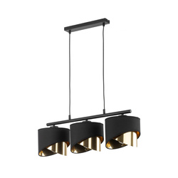 Lampa wisząca GRANT Black 3xE27