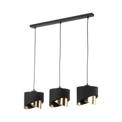 Lampa wisząca GRANT Black 3xE27