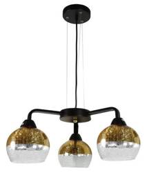 Lampa wisząca JOKER BLACK/WOOD 1xGU10