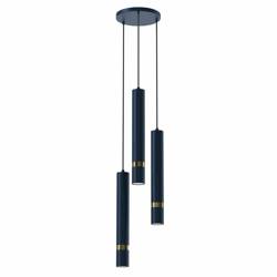 Lampa wisząca JOKER NAVY BLUE/GOLD 3xGU10