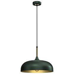 Lampa wisząca LINCOLN GREEN/GOLD 35cm