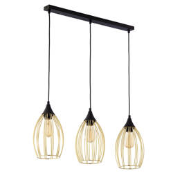 Lampa wisząca LIZA GOLD 3xE27