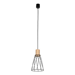 Lampa wisząca MODESTO Wood Sosna 1xGU10