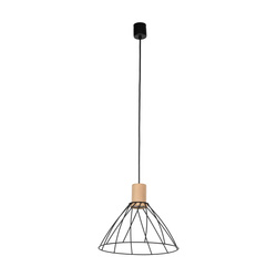 Lampa wisząca MODESTO Wood Sosna 1xGU10