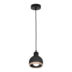 Lampa wisząca OVAL BLACK 1xE27