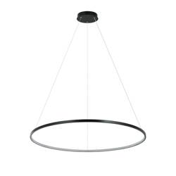 Lampa wisząca Ring duży CCT 1xLED czarny LP-909/1P L BK CCT