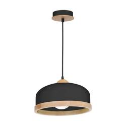 Lampa wisząca STUDIO BLACK 1xE27 czarna