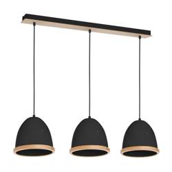 Lampa wisząca STUDIO BLACK 3xE27 czarny