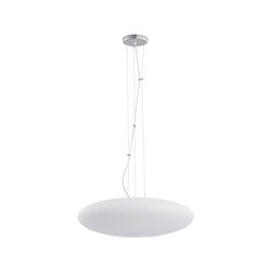 Lampa wisząca Szklana 4xE27 biały mat 60cm