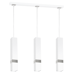 Lampa wisząca VIDAR WHITE/CHROME 3xGU10