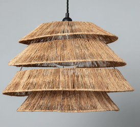 Lampa wisząca naturalna Boho z Juty Aymara 50cm