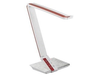 Lampka biurkowa led 10W lampka na biurko biało-czerwona
