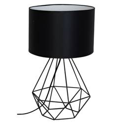 Lampka nocna BASKET BLACK druciana 1xE27 czarna