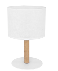 Lampka nocna stołowa Deva White 1x E27 biała