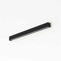 Nowodvorski Kinkiet czarny STRAIGHT WALL LED M