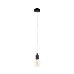 Nowodvorski Lampa wisząca czarna SILICONE