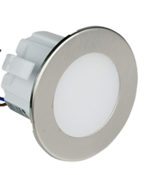 Oprawa schodowa LED 1,2W Barwa Neutralna 4000K 230V srebrna