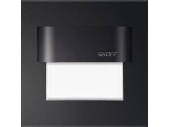 Oprawa schodowa TANGO  LED Light Skoff 0,8W 10V DC IP66 czarny mat b. ciepła