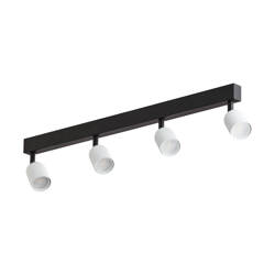 TOP BLACK/WHITE LAMPA SUFITOWA 4 PŁ