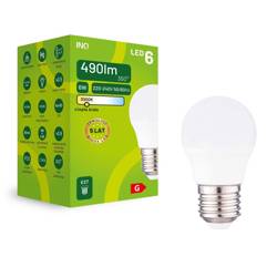 Żarówka LED G45 E27 6W KULKA 490lm ciepła 3000K INQ