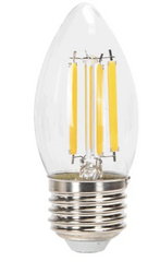 Żarówka Led filament dekoracyjna E27 C35 8W świeczka ciepła 2700K