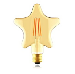 Żarówka dekoracyjna  LED E27 5,5W G125 świąteczna Gwiazdka