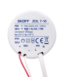 Zasilacz do LED dopuszkowy 10V 7W Skoff - ZOL7-10 IP20