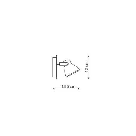 Bolzano 1 kinkiet nikiel LP-8067/1W