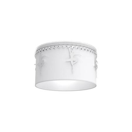 Dziecięca Lampa sufitowa BALETNICA WHITE 1xE27 biała