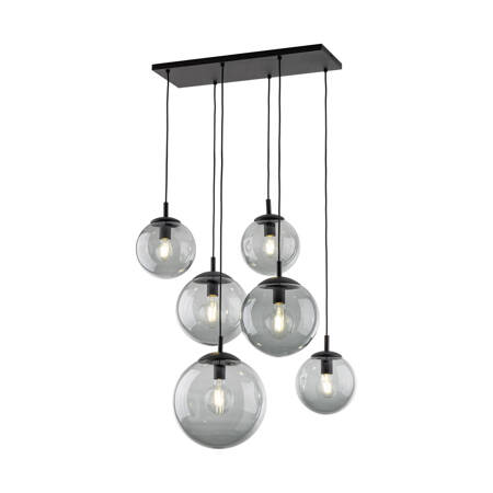 ESME GRAPHITE LAMPA WISZĄCA 6 PŁ