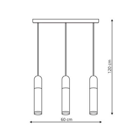 Fano 3 lampa wisząca LP-8012/3P