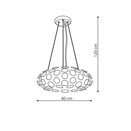 Ferrara lampa wisząca LP-17060/3P