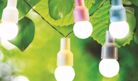 Girlanda Ogrodowa Solarna LED pastelowe kulki
