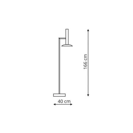 HAT podłogowa biała LP-1661/1F WH