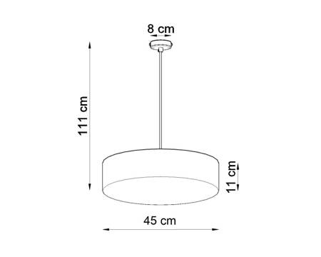 LAMPA WISZĄCA PIXELS 48W LED