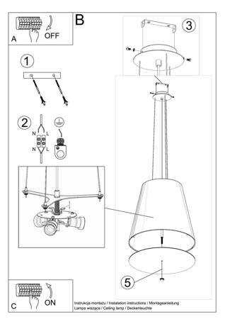 LAMPKA LED WC