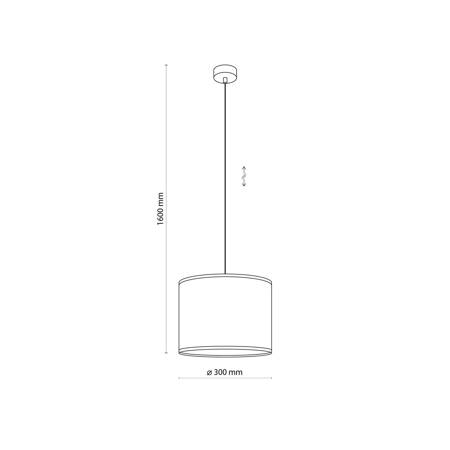 LIBERIA LAMPA WISZĄCA 1 PŁ 300