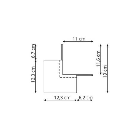 Łącznik zewnętrzny magnetic LP-554-MAG-BK