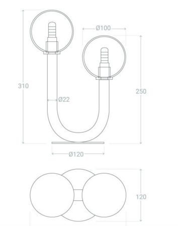 Lampa Stołowa z Metalu i Szkła Zeina czarna