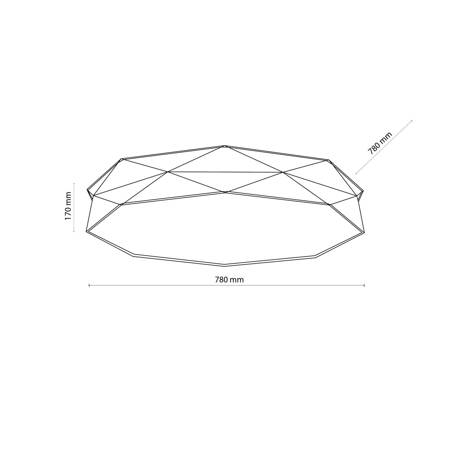 Lampa Sufitowa KANTOOR Nature 6xE27 780