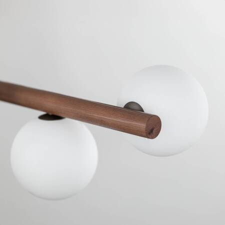 Lampa Wisząca ESTERA WOOD Orzech 7xG9