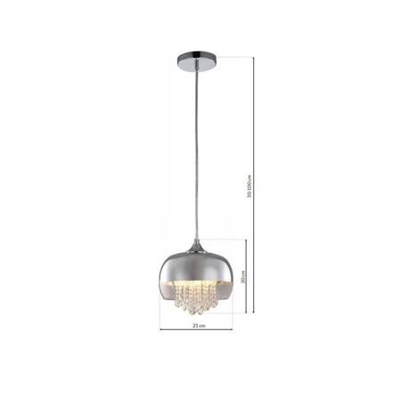 Lampa Wisząca LUNA 1xE14 LED