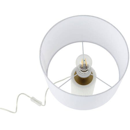 Lampa stołowa Tokio 1xE27 LP-787/1T biała