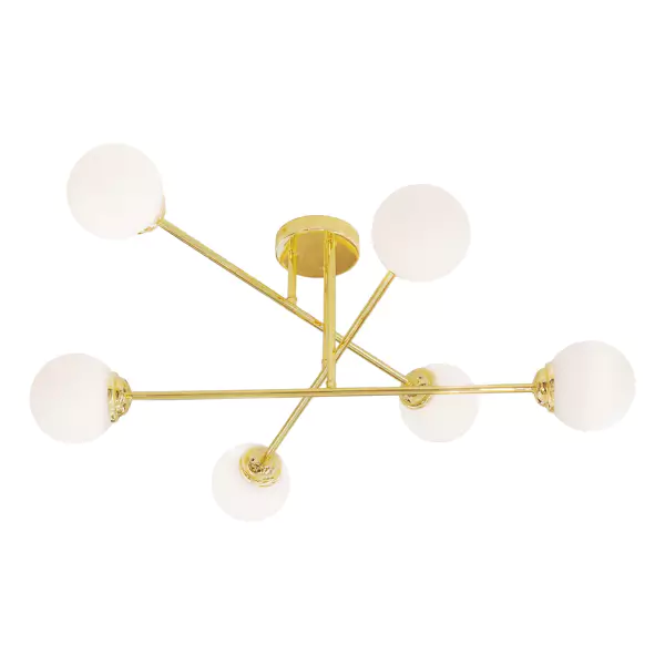 Lampa sufitowa 6xE27 PALLE Gold